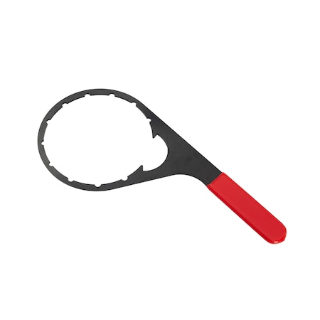 Steelman Diesel Fuel Filter Wrench for use with PACCAR Fuel Filters, Black and Red 61249